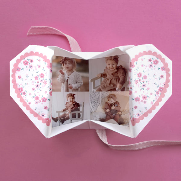 Mother's Day Vintage Heart Photo Keepsake For Mum