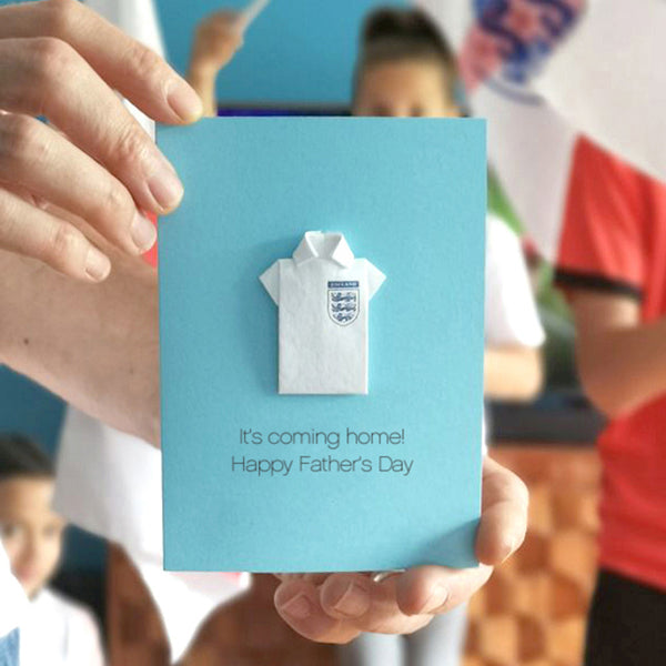 Personalised England Scotland Wales Football Card