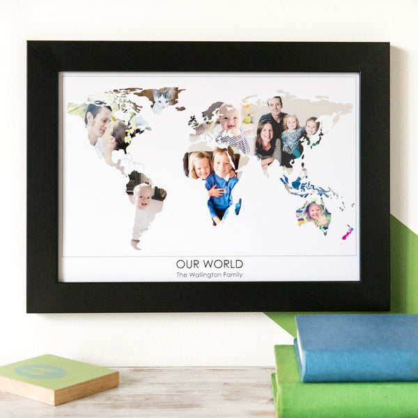 Personalised 'Our World' Photo Map