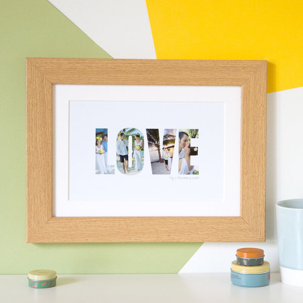 Personalised Love Photo Gift Print