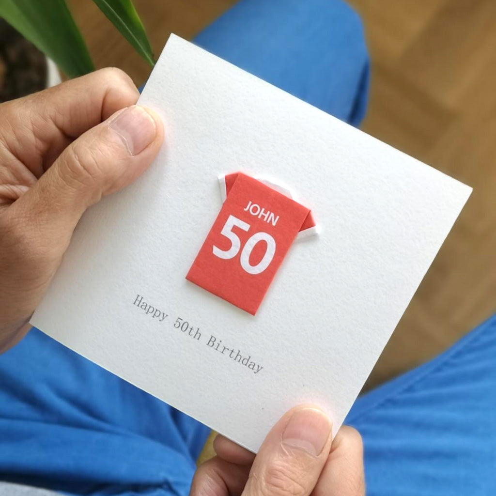 Personalised Football 70th Seventy Birthday Card