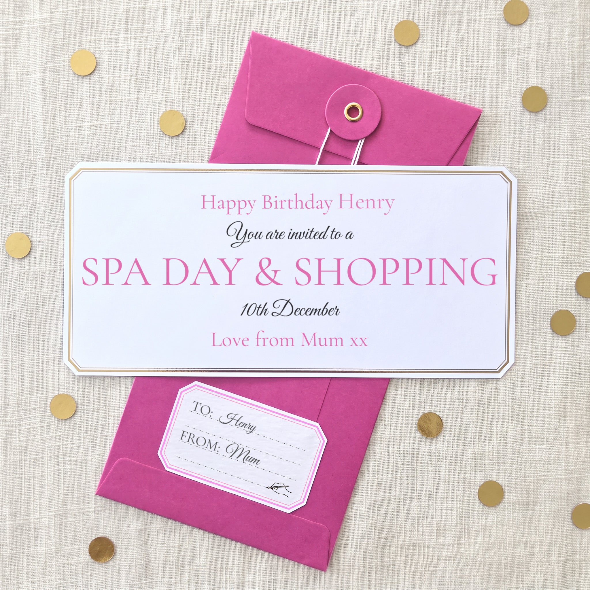 Personalised Gift Voucher For A Teenage Boy