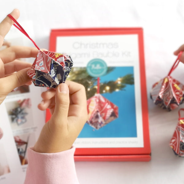 Christmas Origami Bauble Kit - Hello Ruth