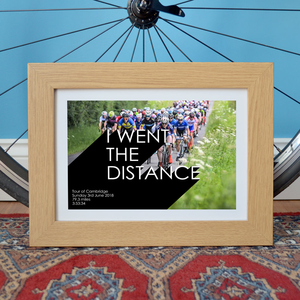 Personalised Cycling Photo Collage Print