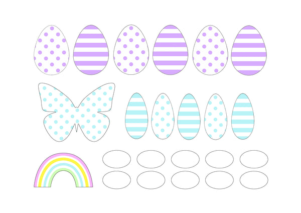 Easter decoration template designed for Epson UK part two