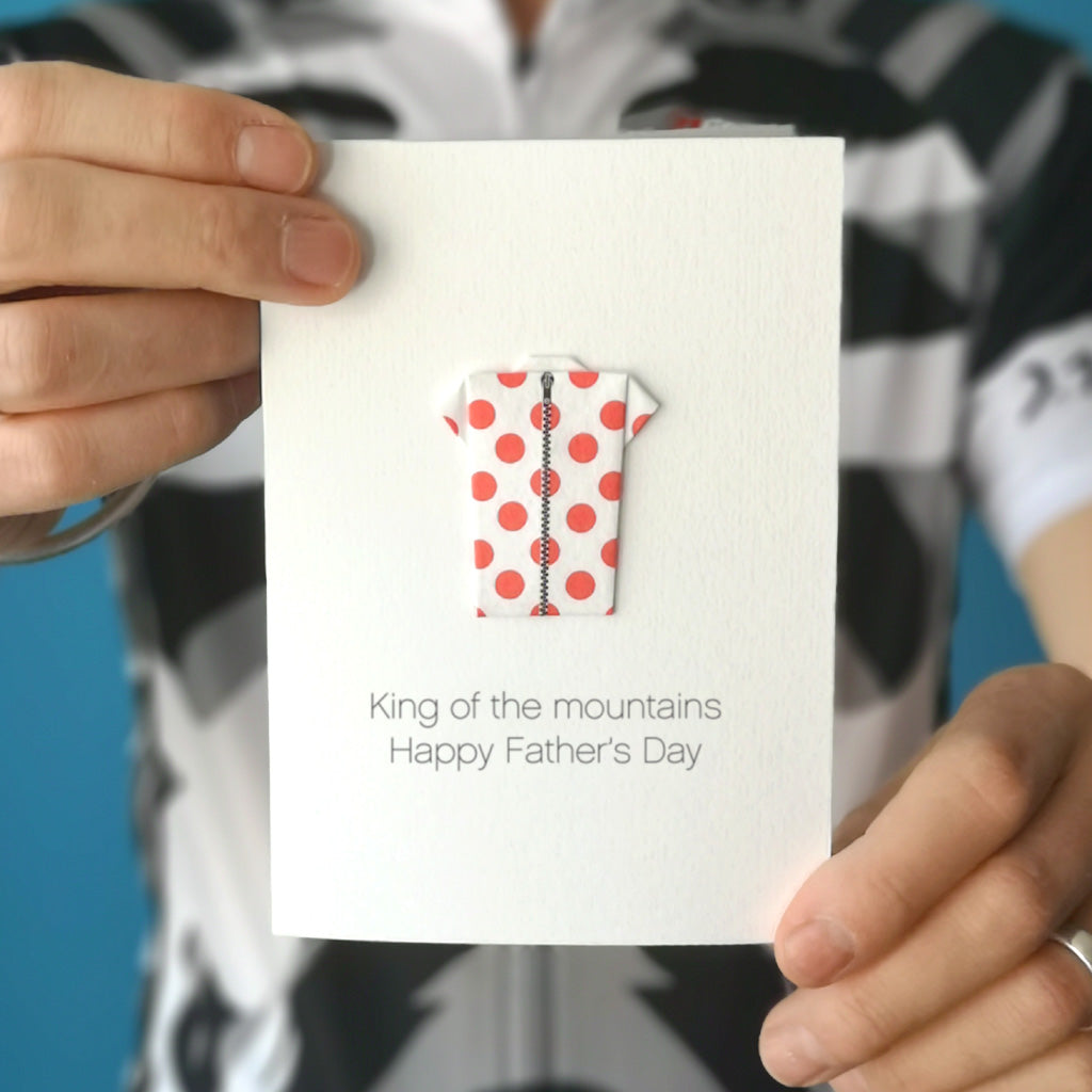 Personalised Father's Day cycling card