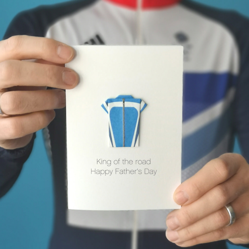 Personalised Father's Day cycling card1