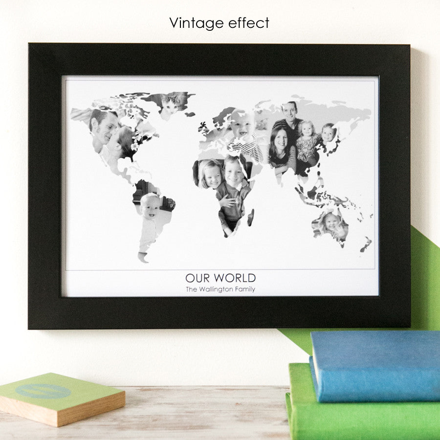 Personalised 'Our World' Photo Map