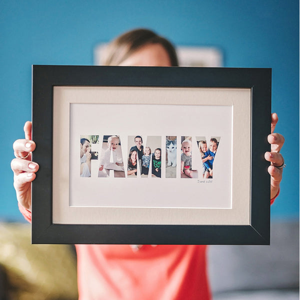 Personalised Family Photo Gift Print